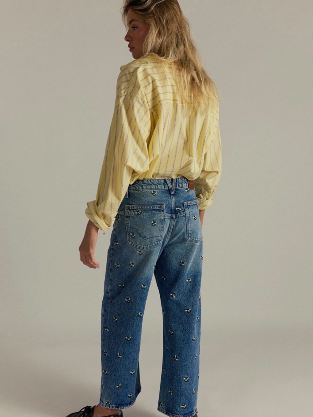 We The Free Deep Trance Embroidered Dropped Boyfriend Jeans - Picture 4 of 8